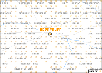 map of Aardenweg