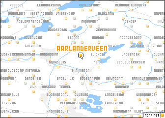 map of Aarlanderveen