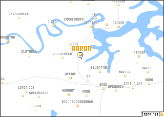 map of Aaron