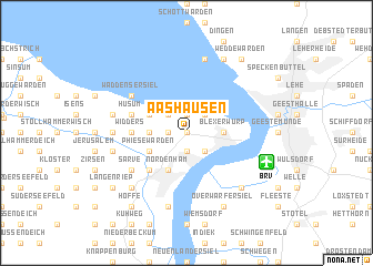 map of Aashausen