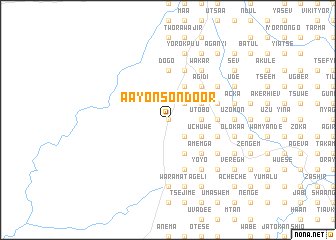 map of Aayonso Ndoor