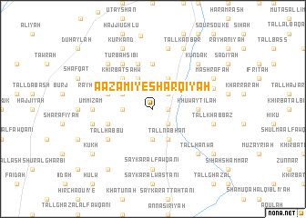 map of Aazamîyé Sharqīyah