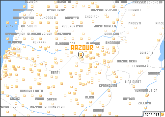 map of Aâzoûr