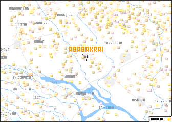 map of Abābakrai