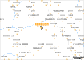 map of Ababuom