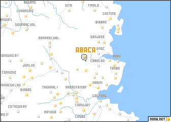 map of Abaca
