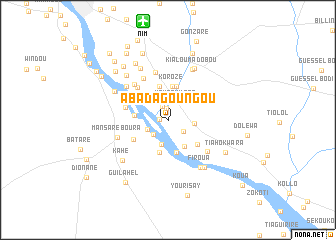 map of Abada Goungou