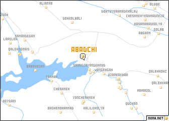 map of Ābādchī