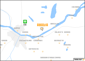 map of Abadia