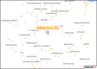 map of Ābādi Gulmil