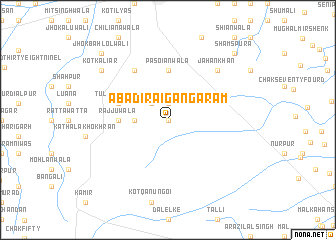 map of Abādi Rāi Ganga Rām