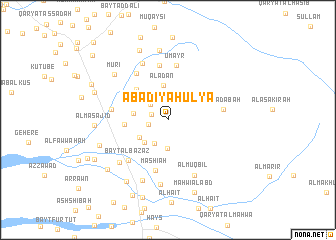 map of ‘Abādīyah ‘Ulyā