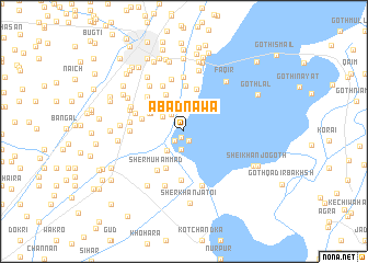 map of Ābād Nawa