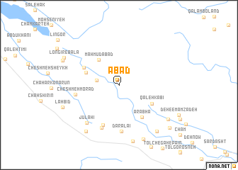 map of Ābād