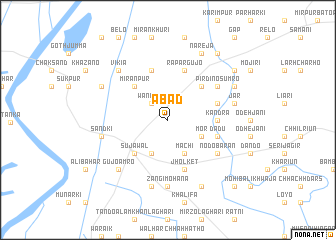 map of Ābād