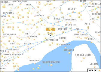 map of Ābād