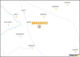 map of Aba Goderi