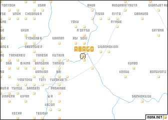 map of Abago