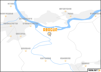 map of Abagur