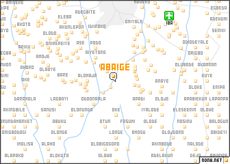 map of Aba Ige