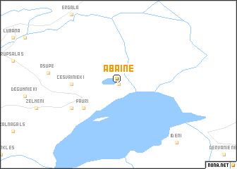 map of Abaine
