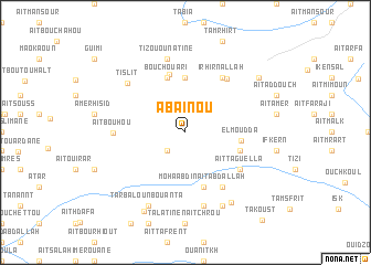 map of Abaïnou