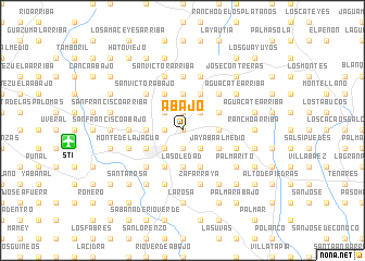 map of Abajo