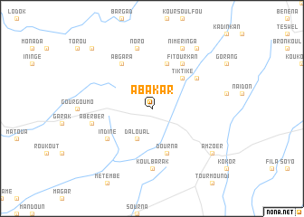 map of Abakar