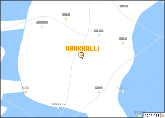 map of Aba Khalli