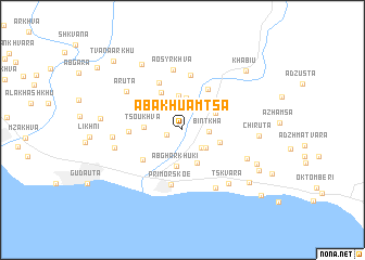 map of Abakhuamtsa