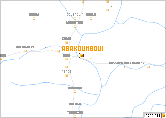 map of Abakoumbou I