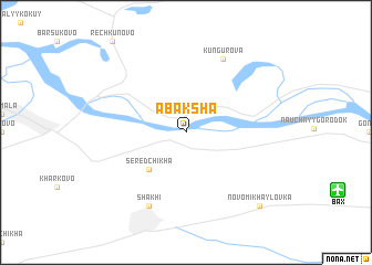 map of Abaksha