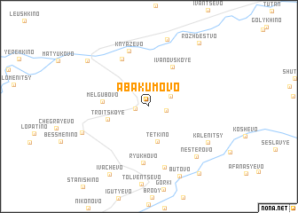 map of Abakumovo