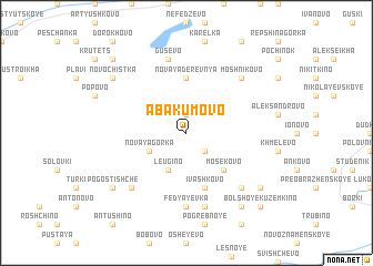 map of Abakumovo