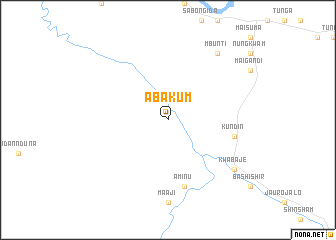 map of Abakum