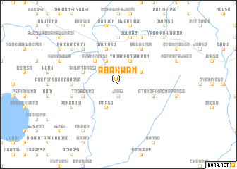 map of Abakwam