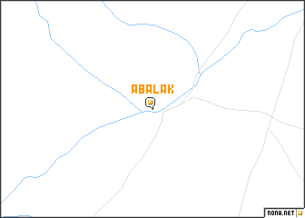map of Abalak