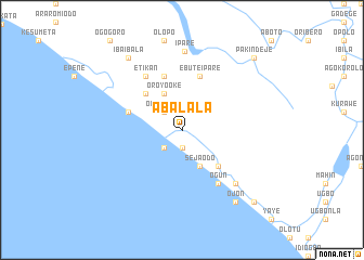 map of Abalala