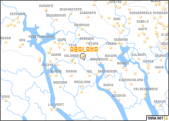 map of Abalama