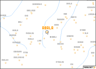 map of Abala