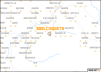 map of Abalcisqueta