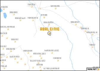 map of Abaleinie