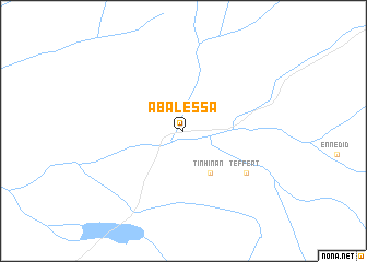 map of Abalessa