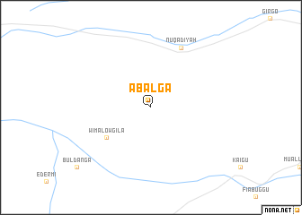 map of Abalga