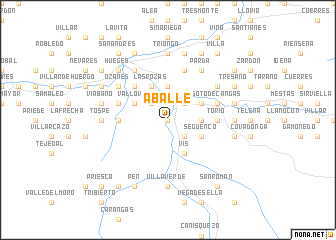 map of Aballe