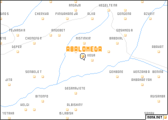 map of Ābalo Mēda