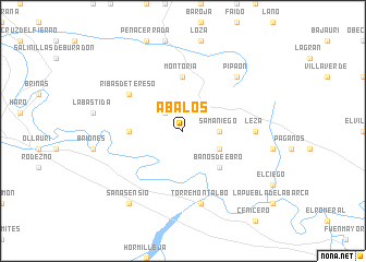 map of Ábalos