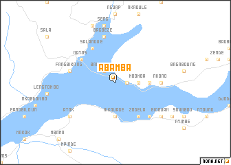 map of Abamba