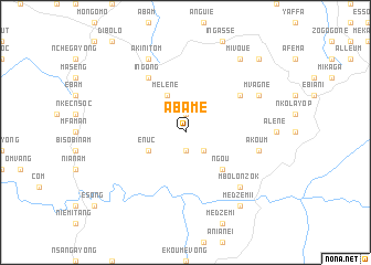 map of Abame