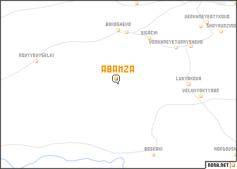 map of Abamza